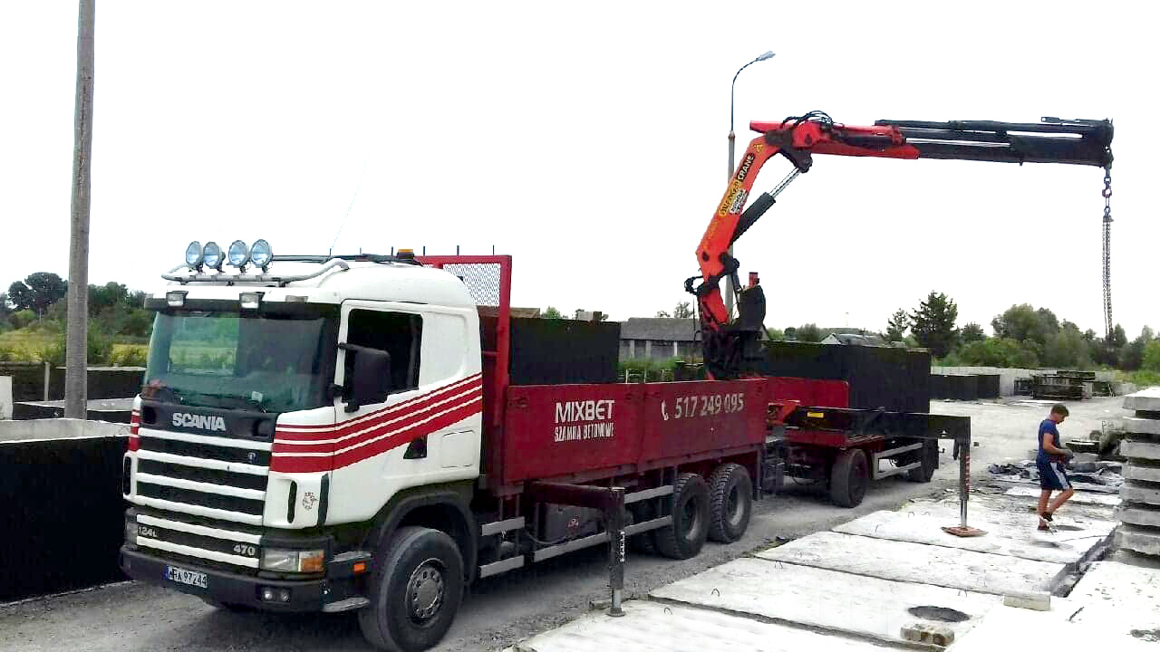 Transport Zbiornik W Betonowych Szamba Betonowe Zbiorniki Szczelne